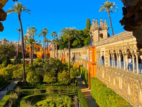 Tour sem fila do Alcázar, Catedral e Giralda, centro histórico de Sevilha