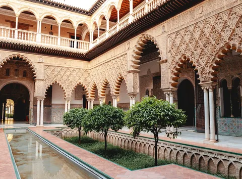 Tour VIP de acceso anticipado al Alcázar de Sevilla, palacio vacío antes de abrir